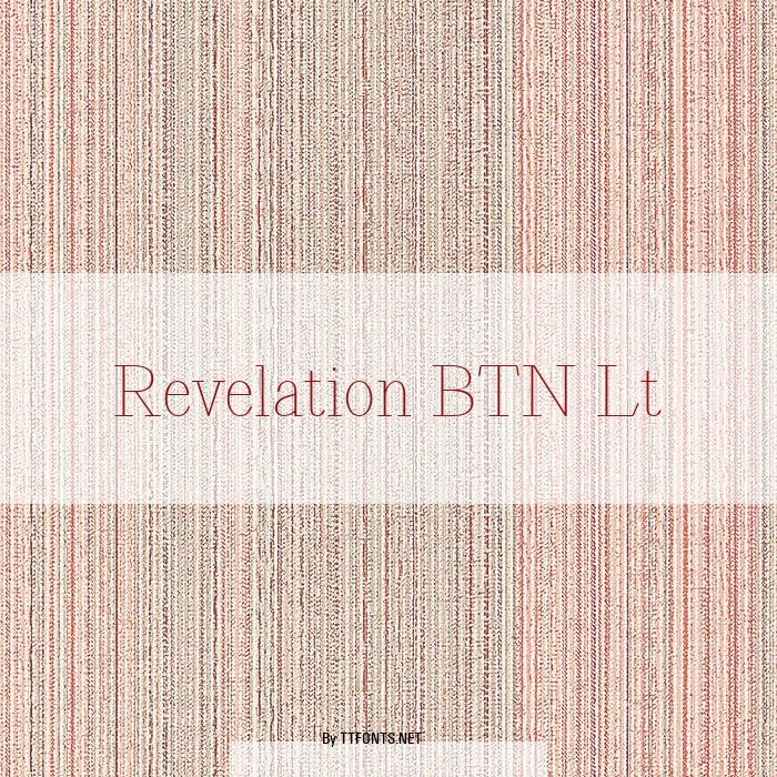 Revelation BTN Lt example